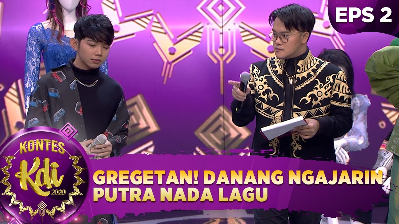 Danang Langsung Turun Tangan Ngajarin Putra Soal Nada Lagu - Kontes KDI 2020 (10/8)