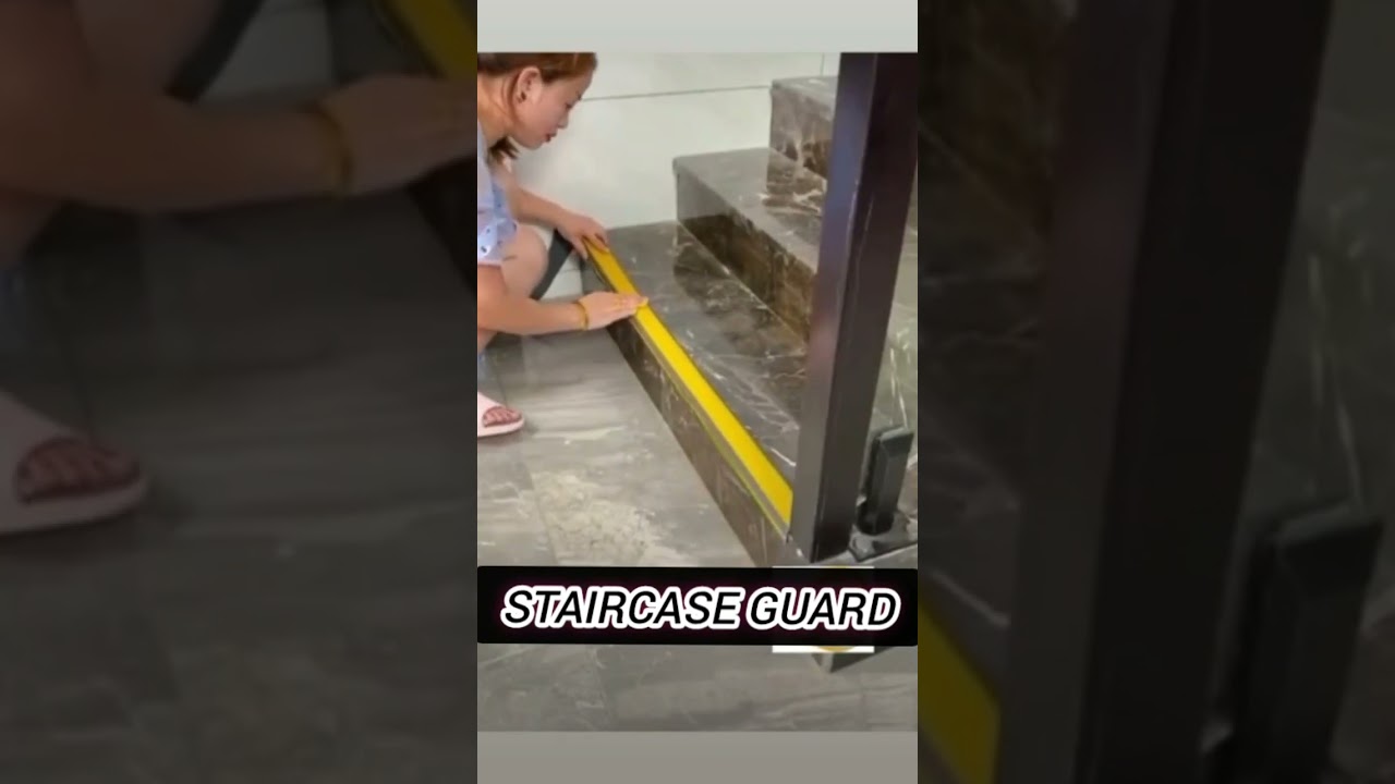 Self adhesive extra thick staircase guard 