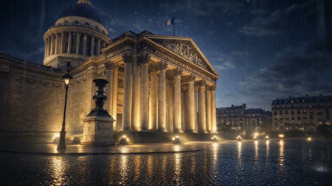 Have You Ever Seen the Panthéon Like This at Night? | Paris Travels | Ambience TV Screensaver
