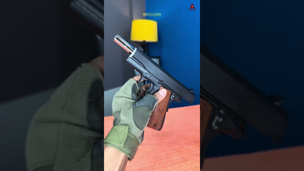 Springfield Armory 1911 Mil-Spec Co2 BB Air Pistol By Airoft Gun India. #shorts #youtubeshorts #like