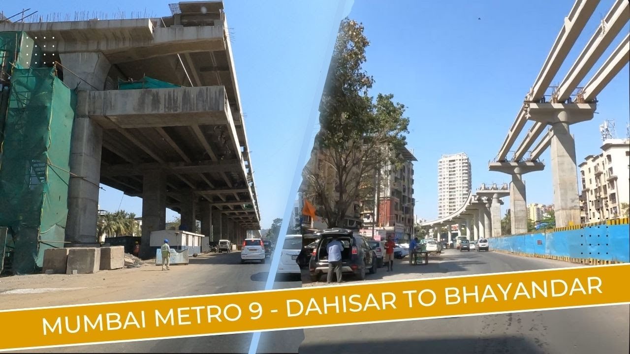 Mumbai Metro 9 | Mira Bhayandar Metro in progress at a fast pace - Ready in 2025 | Mumbai