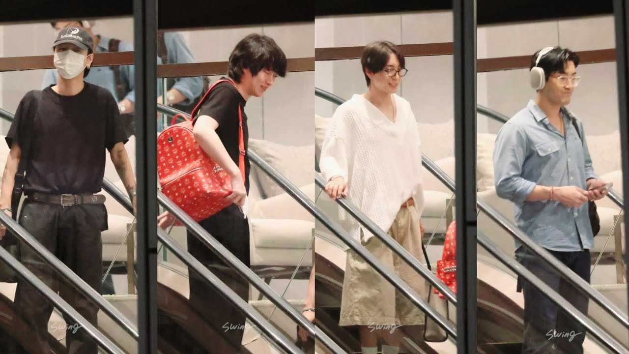 250904 SUPER JUNIOR SIWON, LEETEUK, HEECHUL, and YESUNG Have Arrived Safely At Hong Kong For SS10
