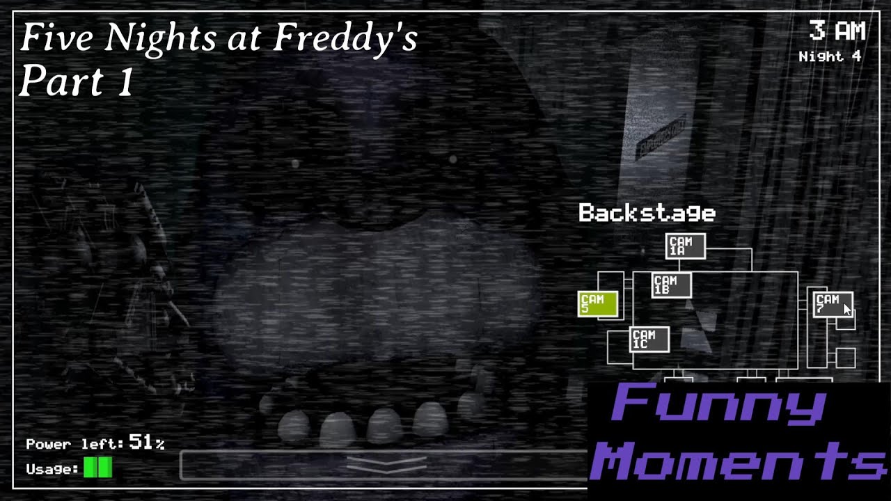 Foxy makes me crash out -Five Nights at Freddy's Funny Moments- Part 1
