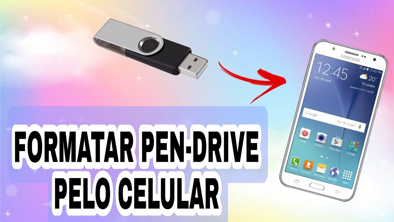 FORMATAR PEN-DRIVE PELO CELULAR (s&iacute;mples e r&aacute;pido )#formatar #pendrive #android