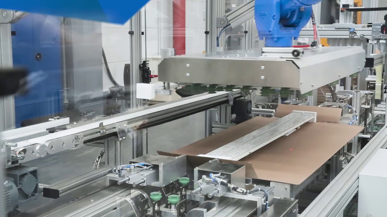 YASKAWA, PKM & Trilux - Verpacken und Palettieren von Leuchten mit MOTOMAN MH180-120