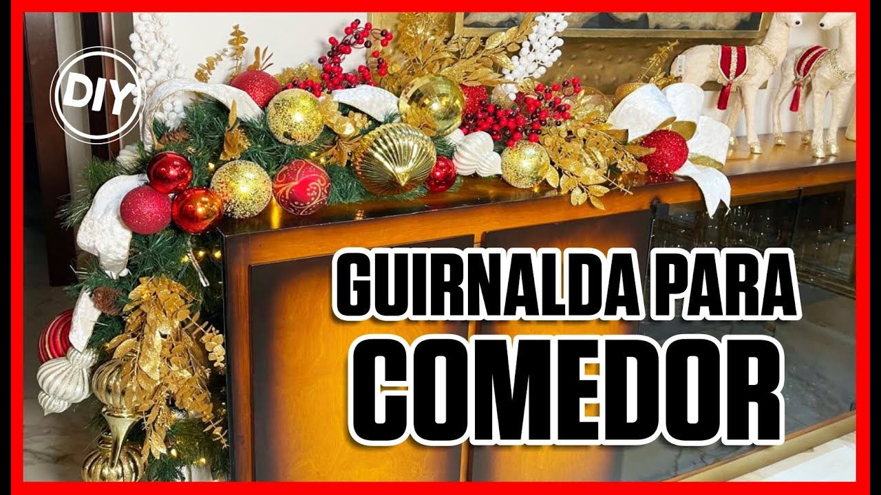 Guirnalda para Comedor / DIY 🎄🎅#navidad