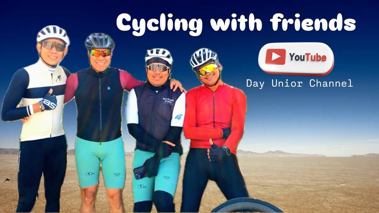 New video uploaded_Cycling with friends | Day Unior Channel