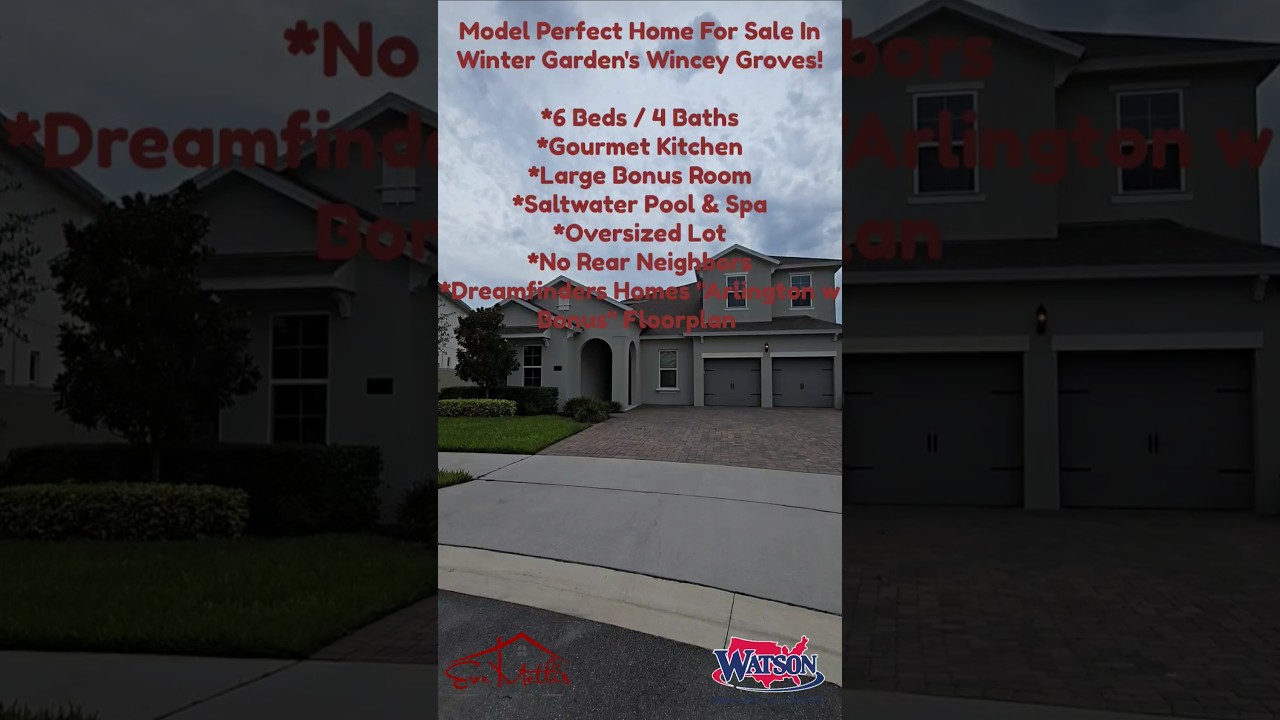 Inside a Luxury Winter Garden FL Home | Saltwater Pool, Bonus Room & Smart Features!