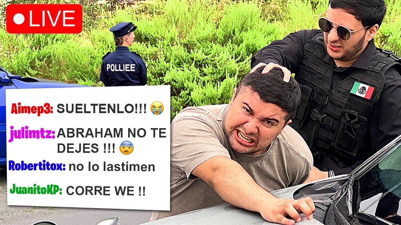 Me ARRESTÓ LA POLICIA mientras transmitía en VIVO... *BROMA*