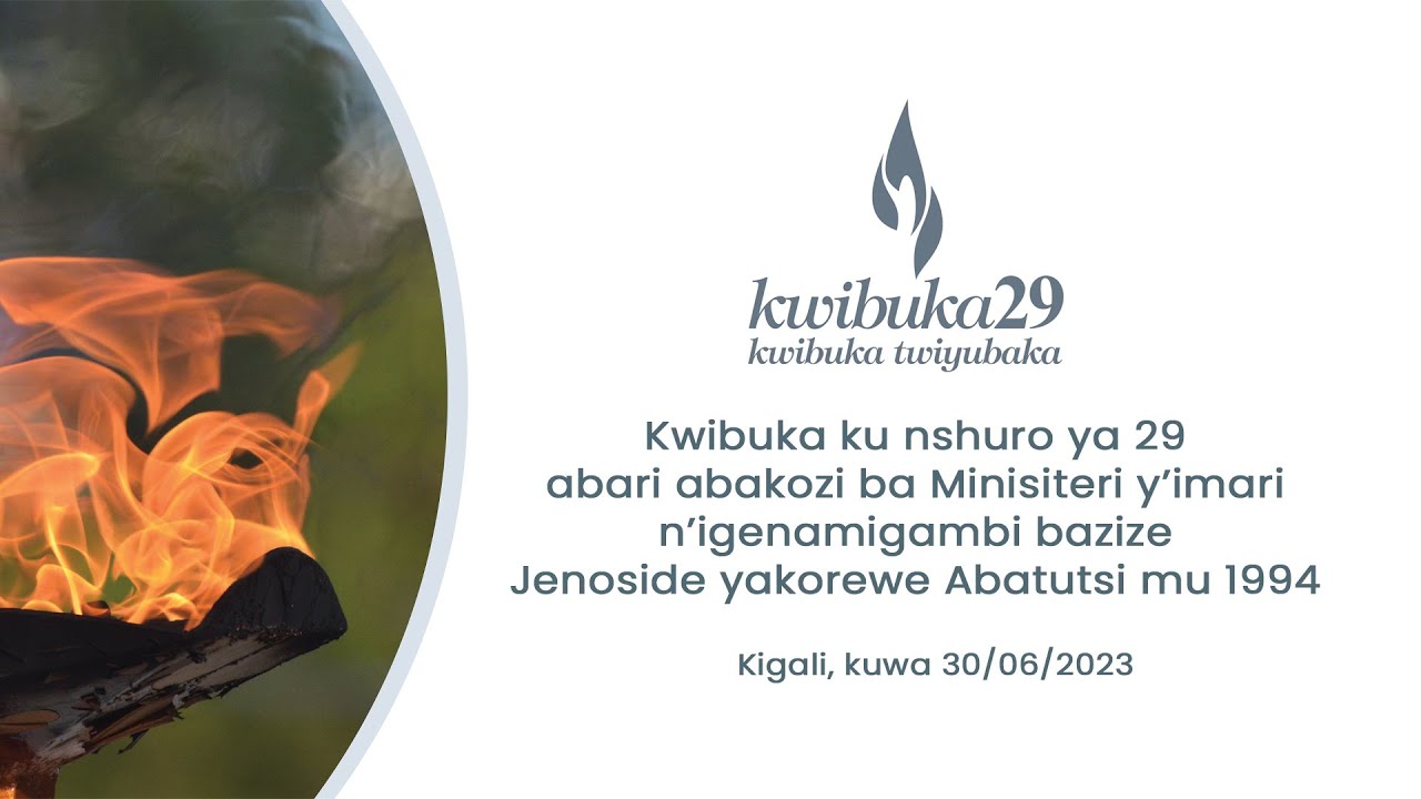#Kwibuka29: Kwibuka abari abakozi ba MINECOFIN bazize Jenoside yakorewe Abatutsi mu 1994