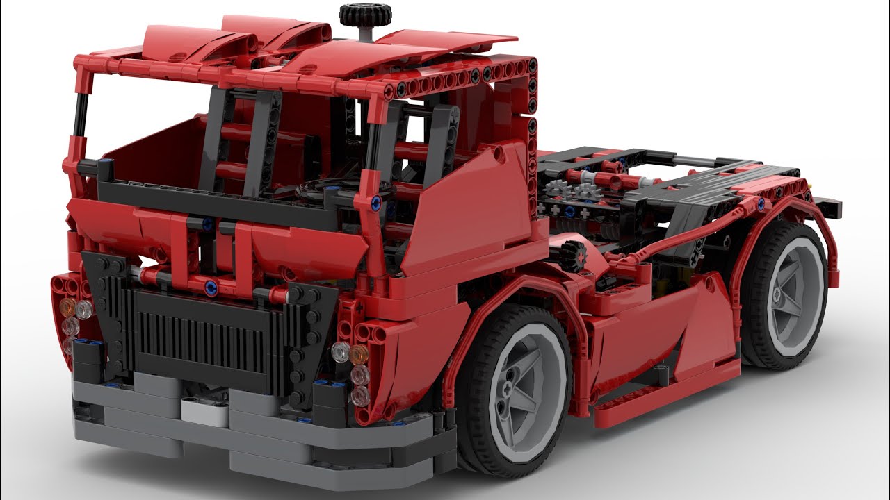 Race Truck - Lego Technic 8070 Alternate Model (MOC)