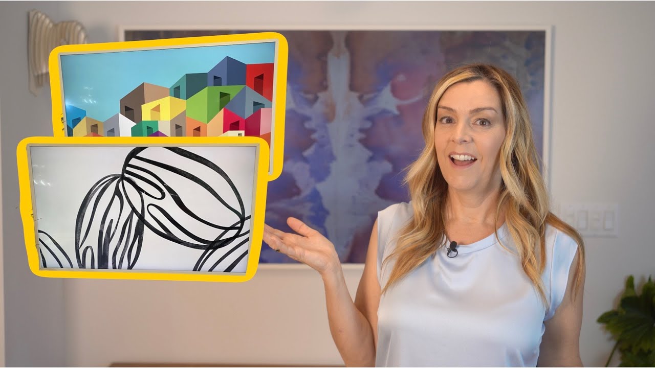Как создать слайд-шоу или повернуть изображение на телевизоре Samsung Frame