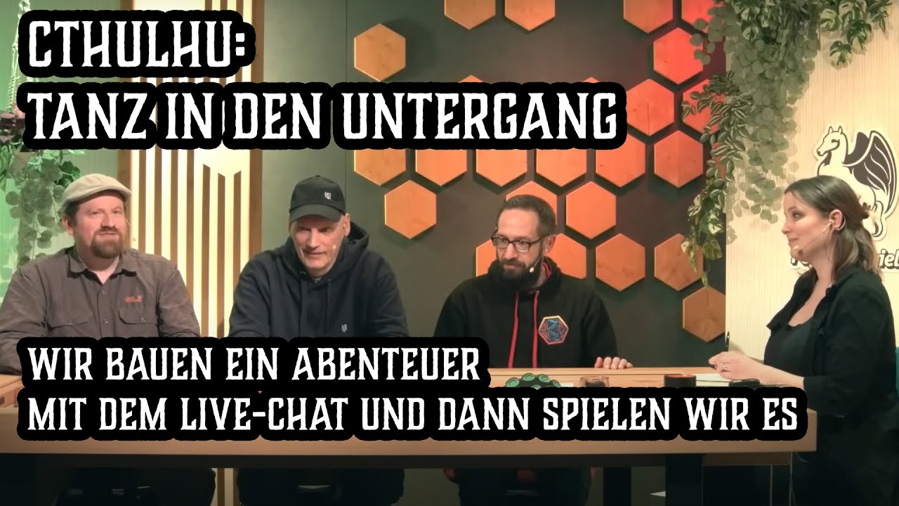 Cthulhu: Tanz in den Untergang - wir schreiben mit euch ein PnP-Abenteuer und spielen es dann!
