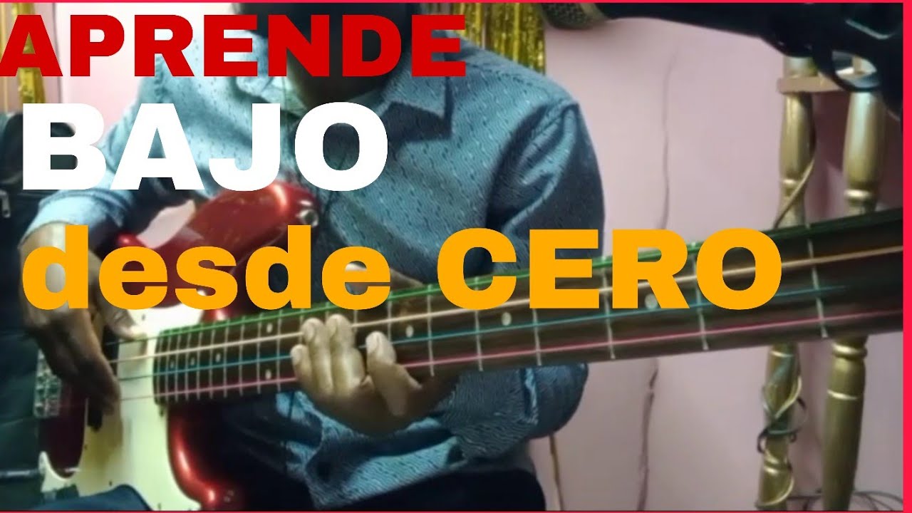 ✅Aprender a Tocar el BAJO desde Cero ✅Como Tocar el Bajo✅ Aprende la Técnica de BAJO principiantes