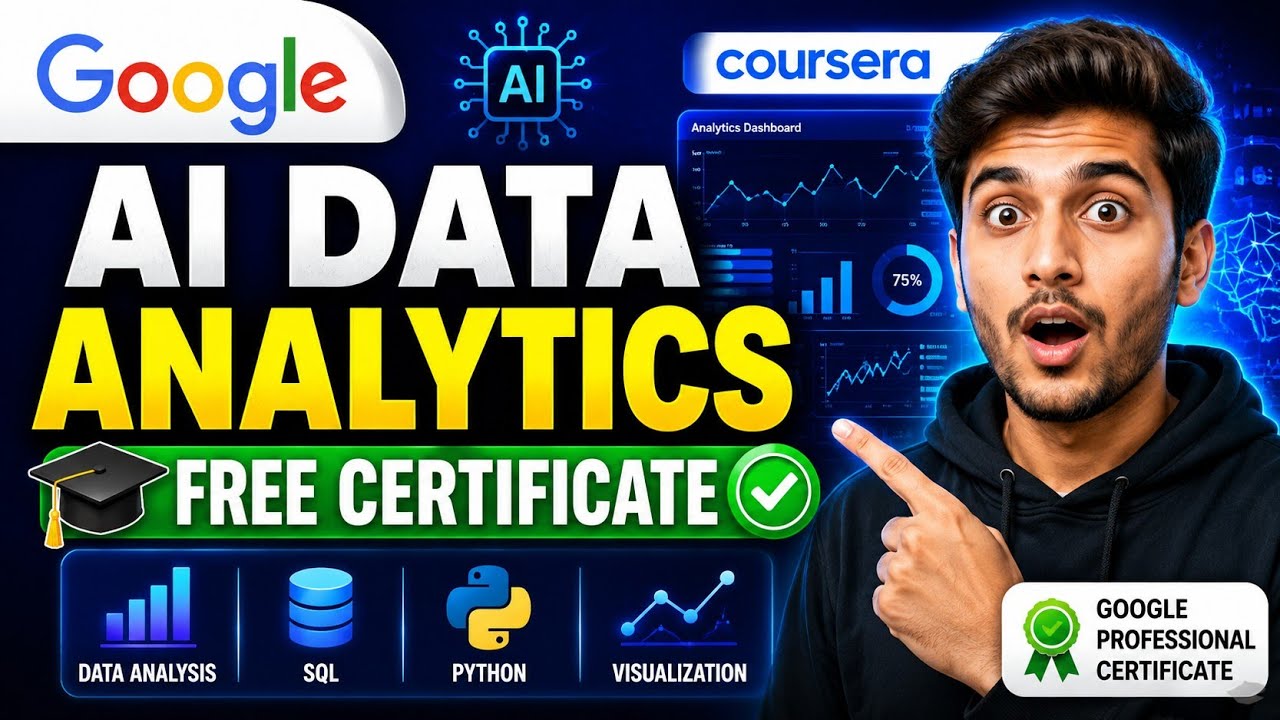 Google AI Data Analytics Professional Certificate (FREE) | Coursera Course Review 2026