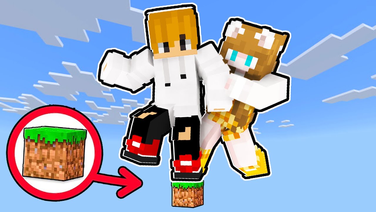 Minecraft But We’re on ONE TINY BLOCK! ( Tagalog )