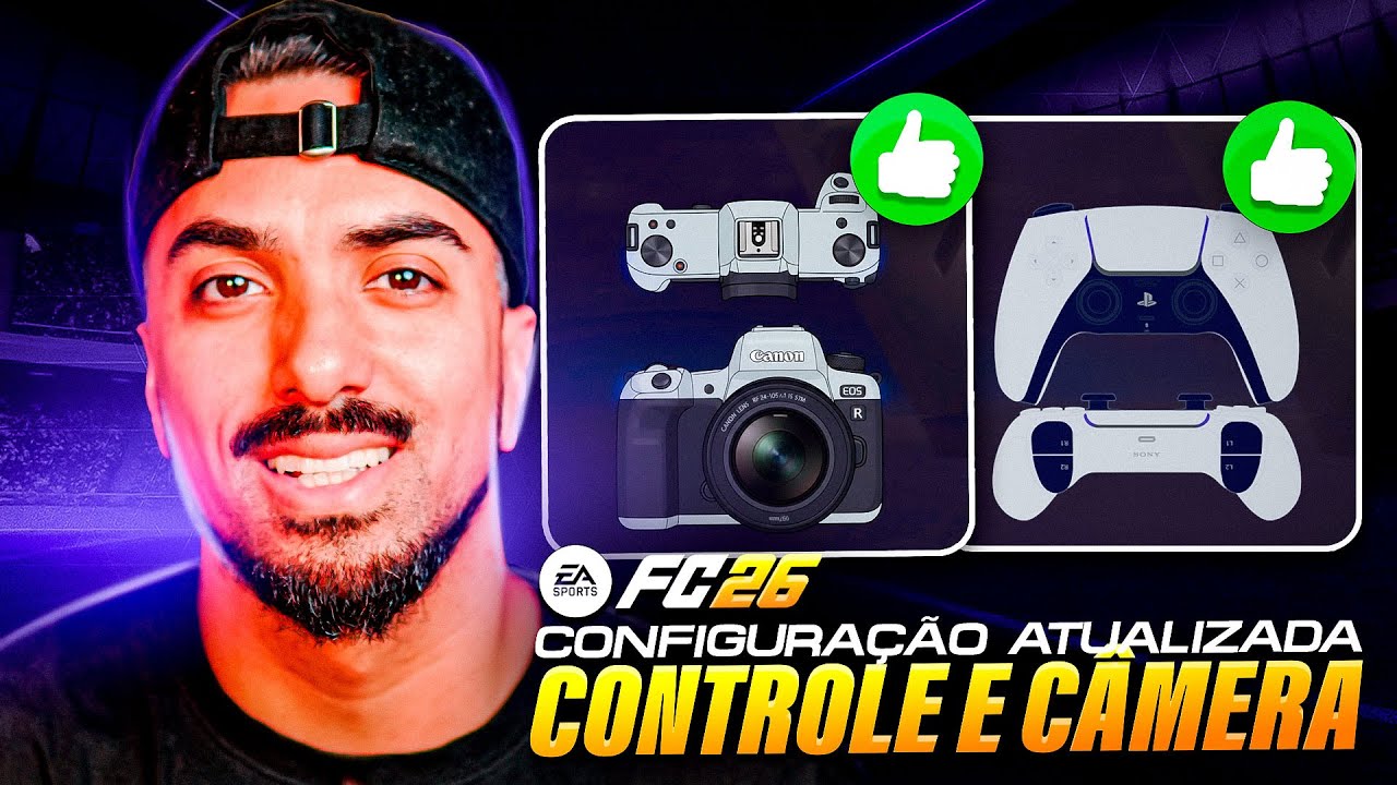 SEU TIME NÃO RENDE SEM ESSA CONFIGURAÇÃO 🔥 A MELHOR CONFIGURAÇÃO DE CONTROLE e CÂMERA 🎮