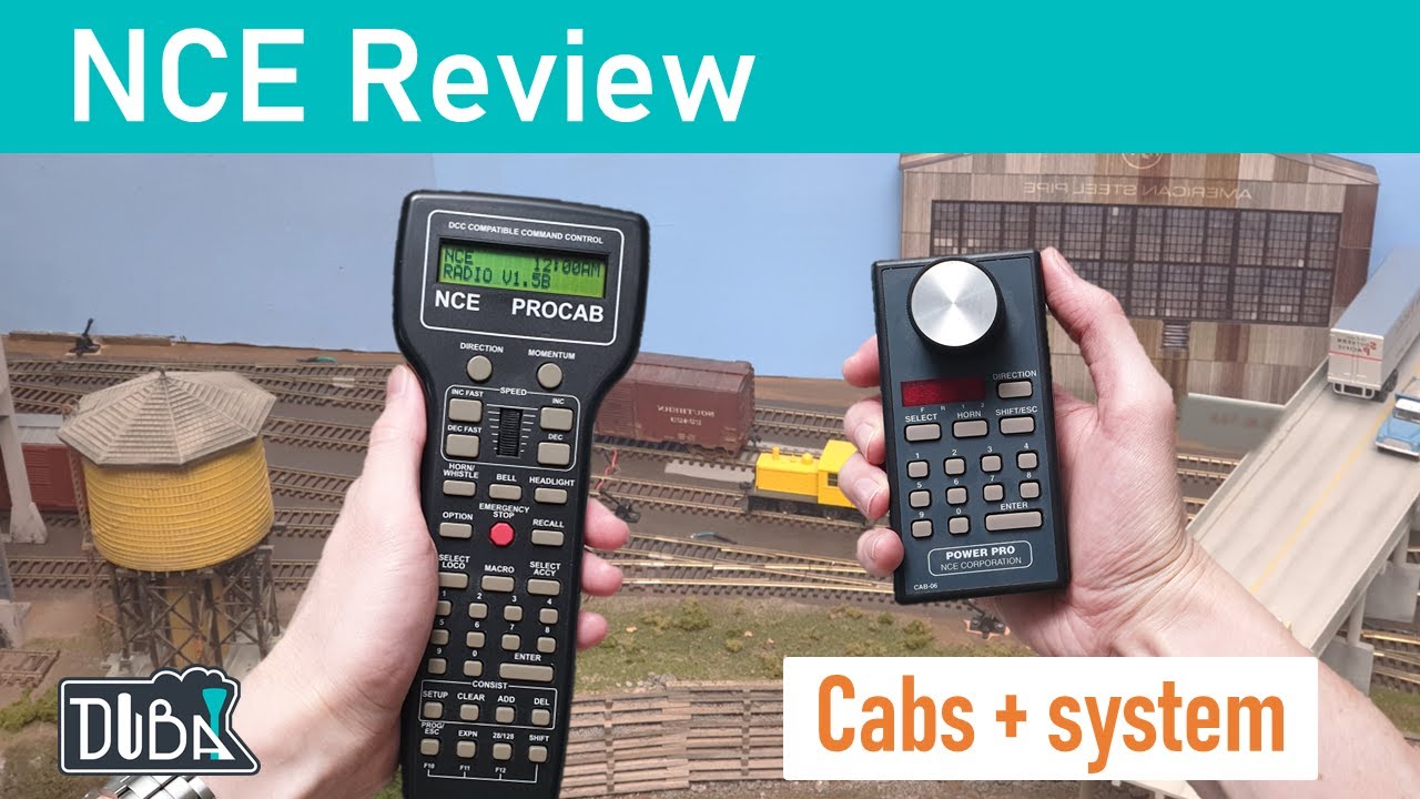 44 - Review: NCE system & ProCab. We look at how the NCE Cab works.