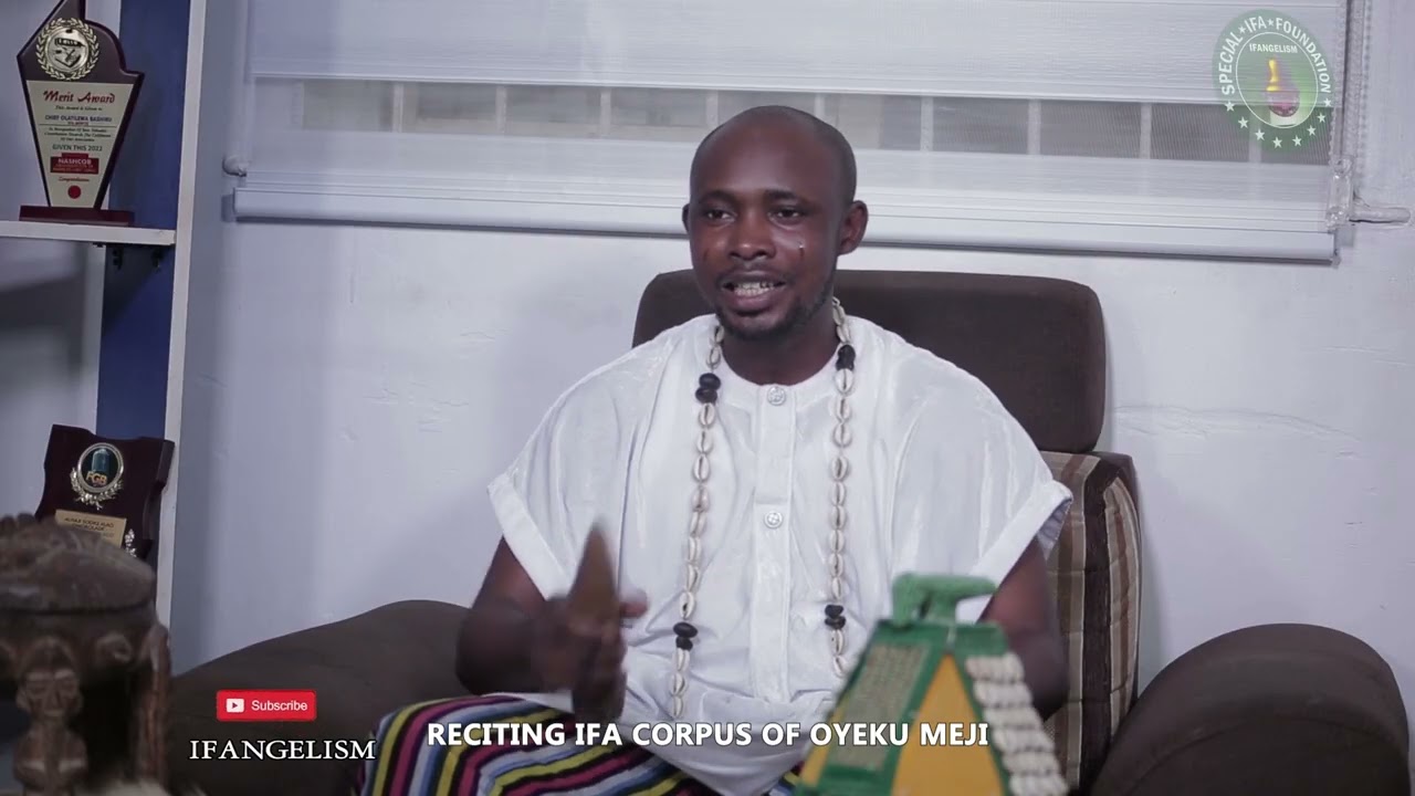 Odu Ifá OYEKU MEJI.   #Before you lay your hands on anything perform divination