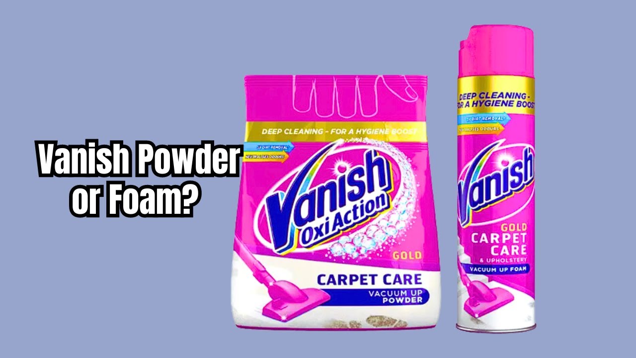 Порошок Vanish или пена для чистки ковров Vanish &mdash; что лучше?