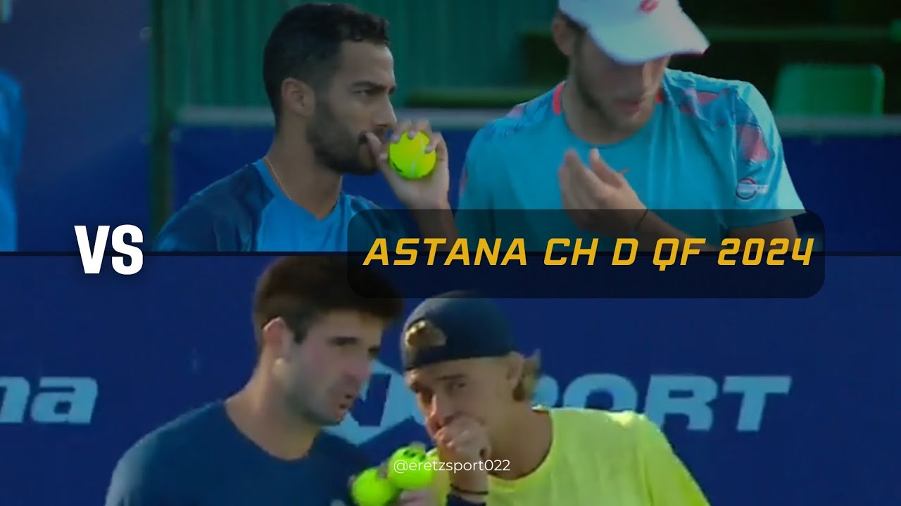 Astana Ch 2024 D QF: Daniel Cukierman/Neil Oberleitner [1] v. Ivan Denisov/Saba Purtseladze H/L