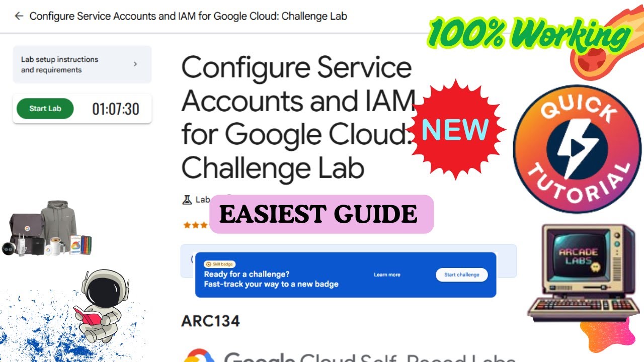 Configure Service Accounts and IAM for Google Cloud: Challenge Lab #ARC134 | 1 Lab = 1 Skill Badge