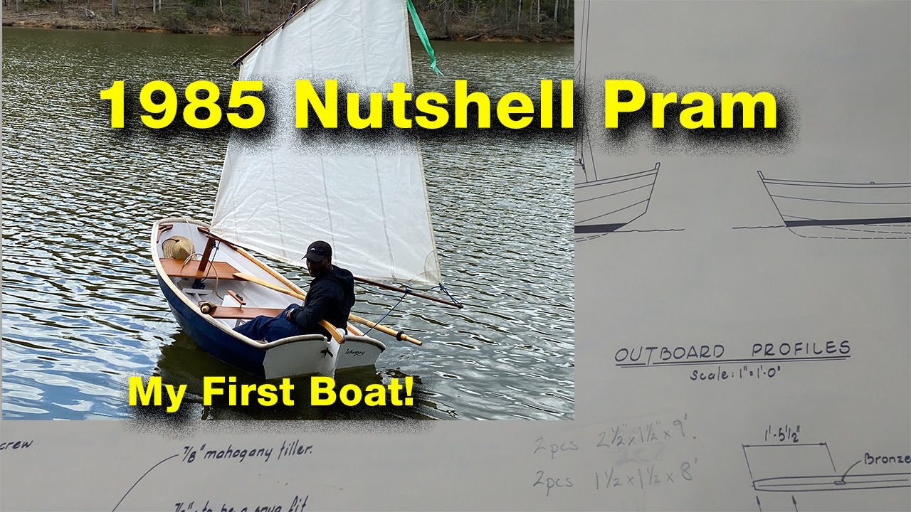 My very first boat!  a 1985 Nutshell Pram  (needs work)