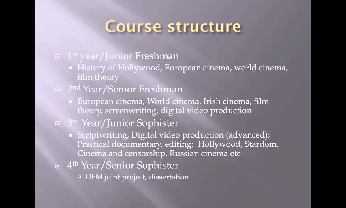Film Studies - Trinity Open Day 2013