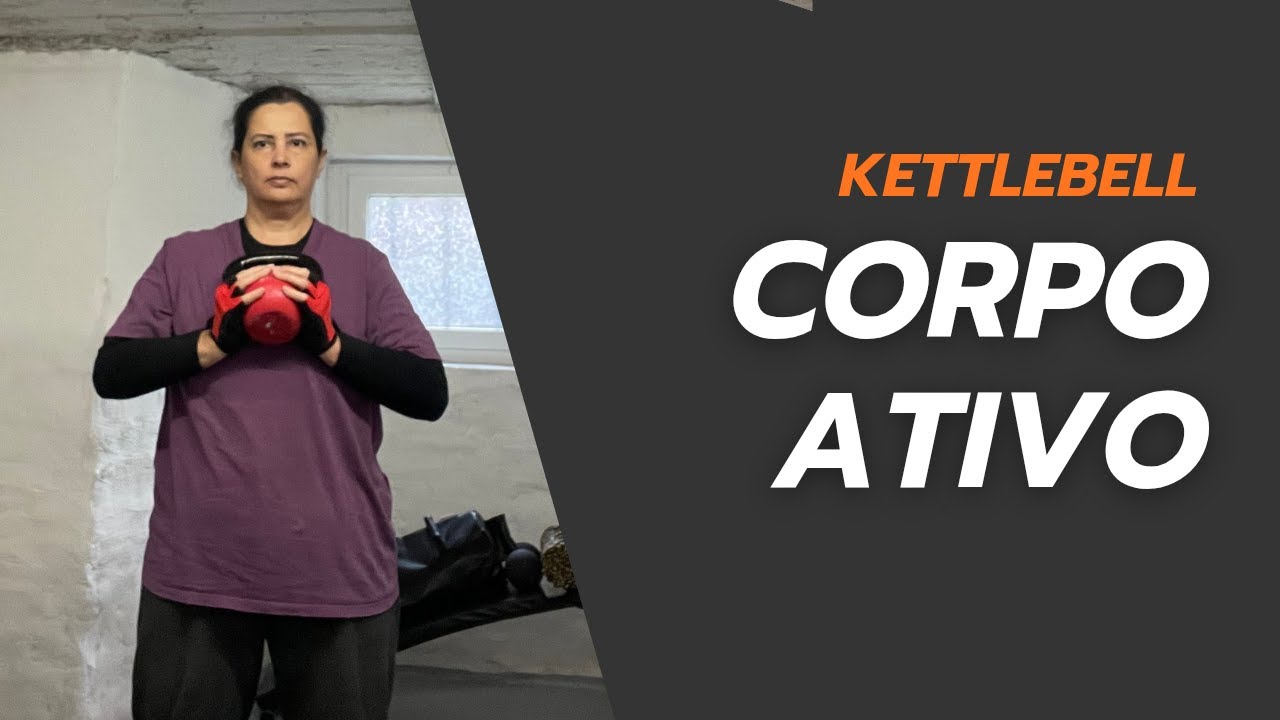Peitoral e Braços Fortes com Kettlebell e Elástico