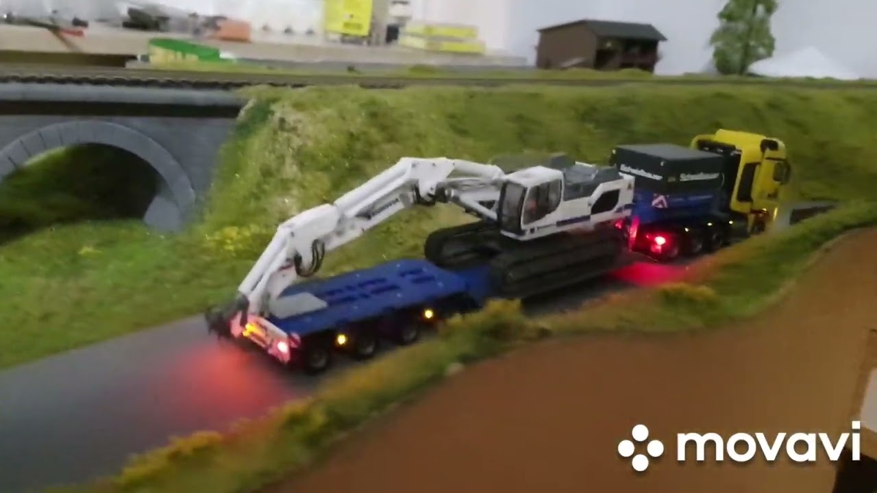 RC Mikromodellbau 1:87 H0 -Baggerbrücke-