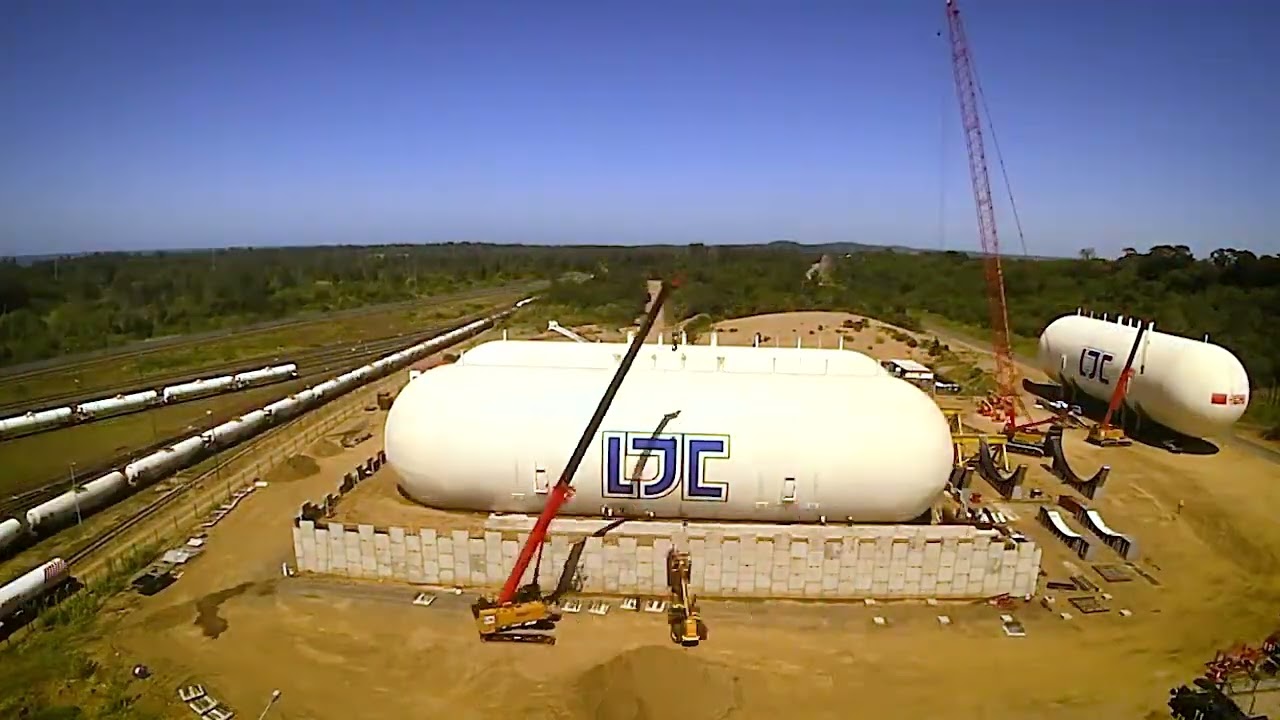 Bidvest Tank Terminals - LPG Construction 2 Year Timelapse