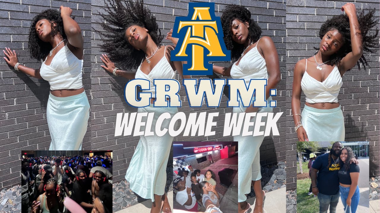 GRWM: Welcome Week at NCAT 2022 (fit check, parties, classes, etc.) | HBCU Edition