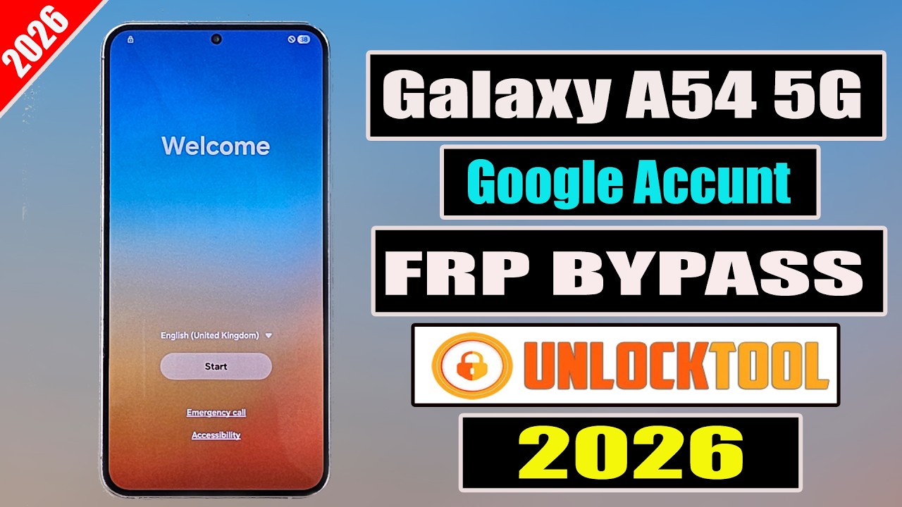 Samsung Galaxy A54 5G Frp Lock Bypass Unlock Tool