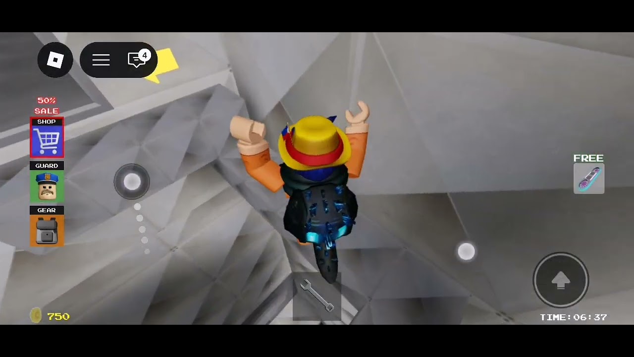 A roblox game called Barry's prison run (A new version) 