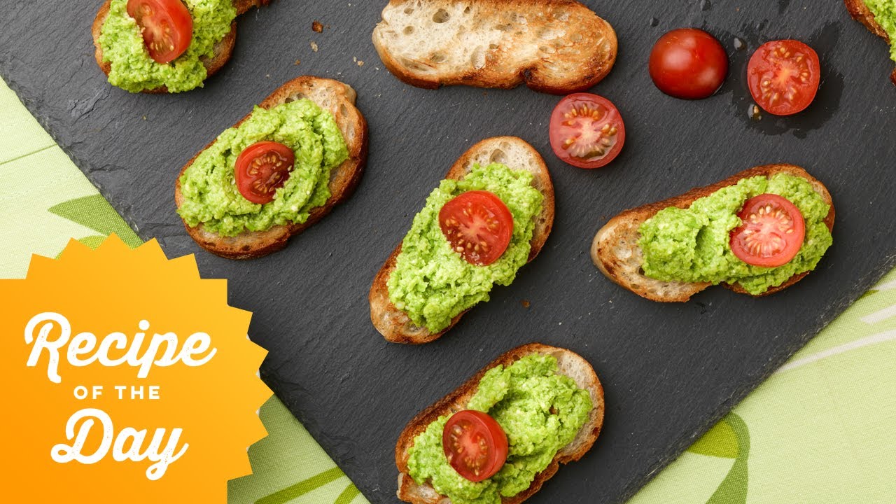 Recipe of the Day: Giada's Pea Pesto Crostini | Giada at Home | Food Network