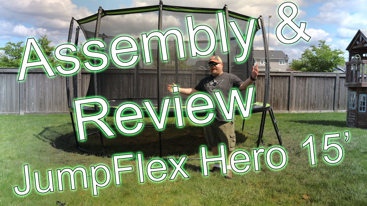 How (not) to assemble the JumpFlex Hero 15' Trampoline.