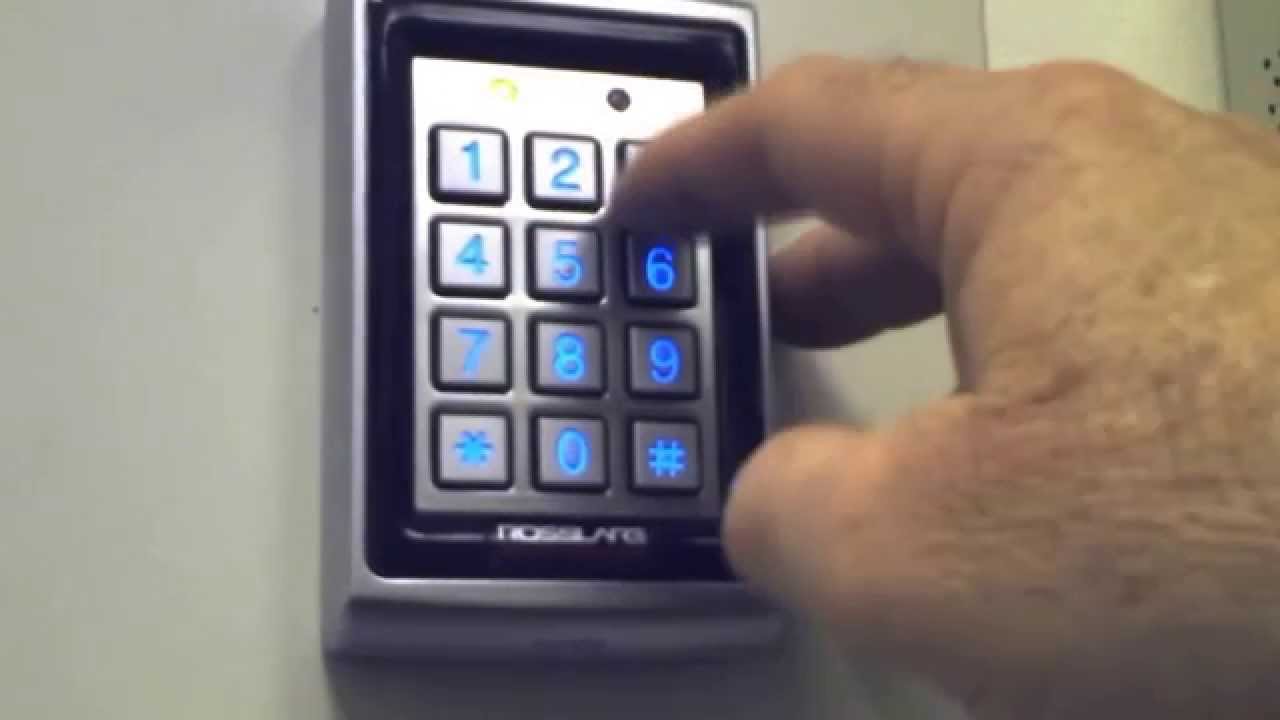 Program Stand Alone Reader - Rossalare Security