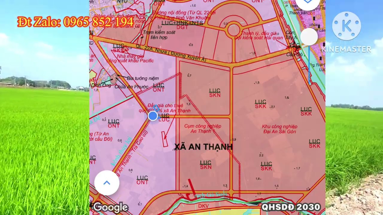 5 công phủ Hồng mặt tiền kênh giá 1 tỷ 250