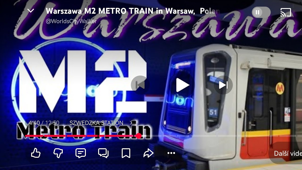 WARSAW METRO LINE M2 (ALL STATIONS) 