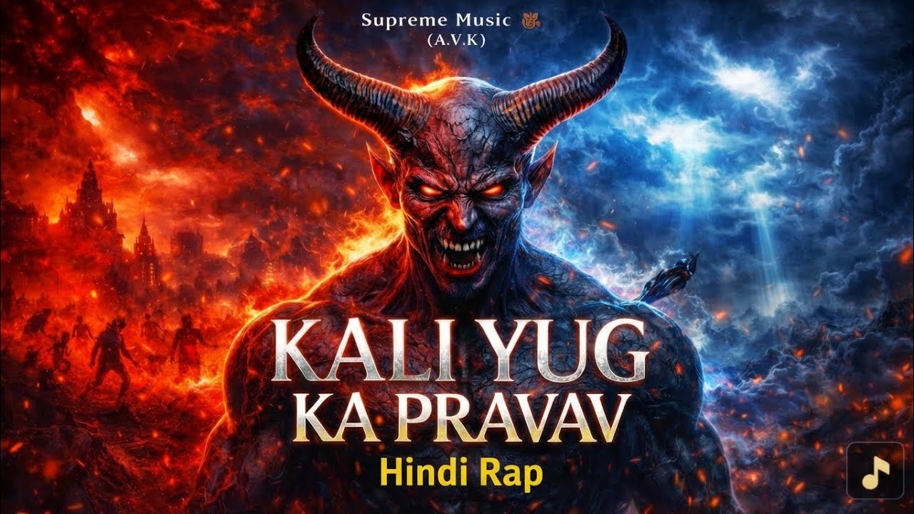 🔥 KALI YUG KA PRAVAV – Hindi Rap || Kalki vs Kali || Supreme Music 🕉️ (A.V.K)🔥 || Reality||