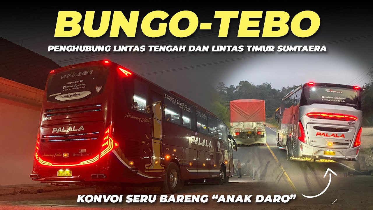 KALO KETEMU SESAMA PALALA AUTO KONVOI | Trip PADANG - JAKARTA Naik Bus PALALA 