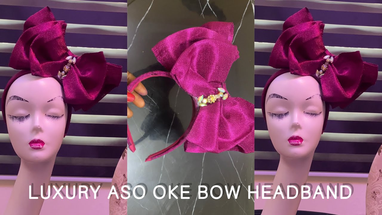 Как сделать роскошную повязку на голову Aso Oke |Сделай сам, стиль и мода|