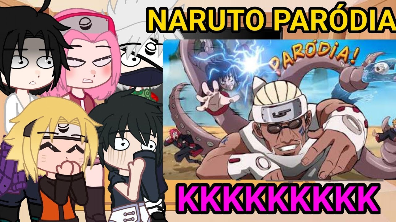 Naruto react O TRAMPO DO 8 CAUDAS 😂❤️•PARÓDIA/ REDUBLAGEM • KKKKKKK