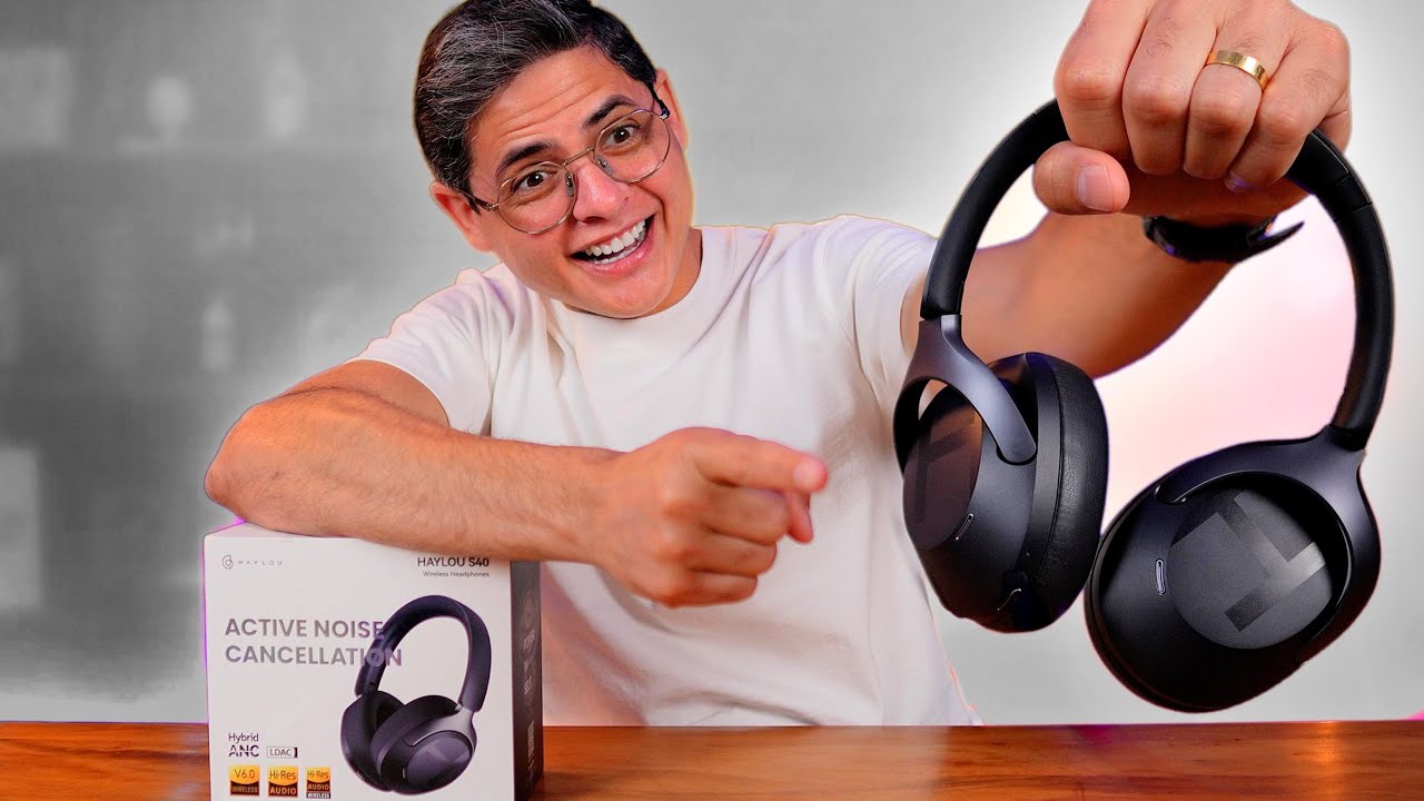HAYLOU S40: som de QUALIDADE e CANCELAMENTO DE RUÍDO ATIVO - Unboxing e Impreesões