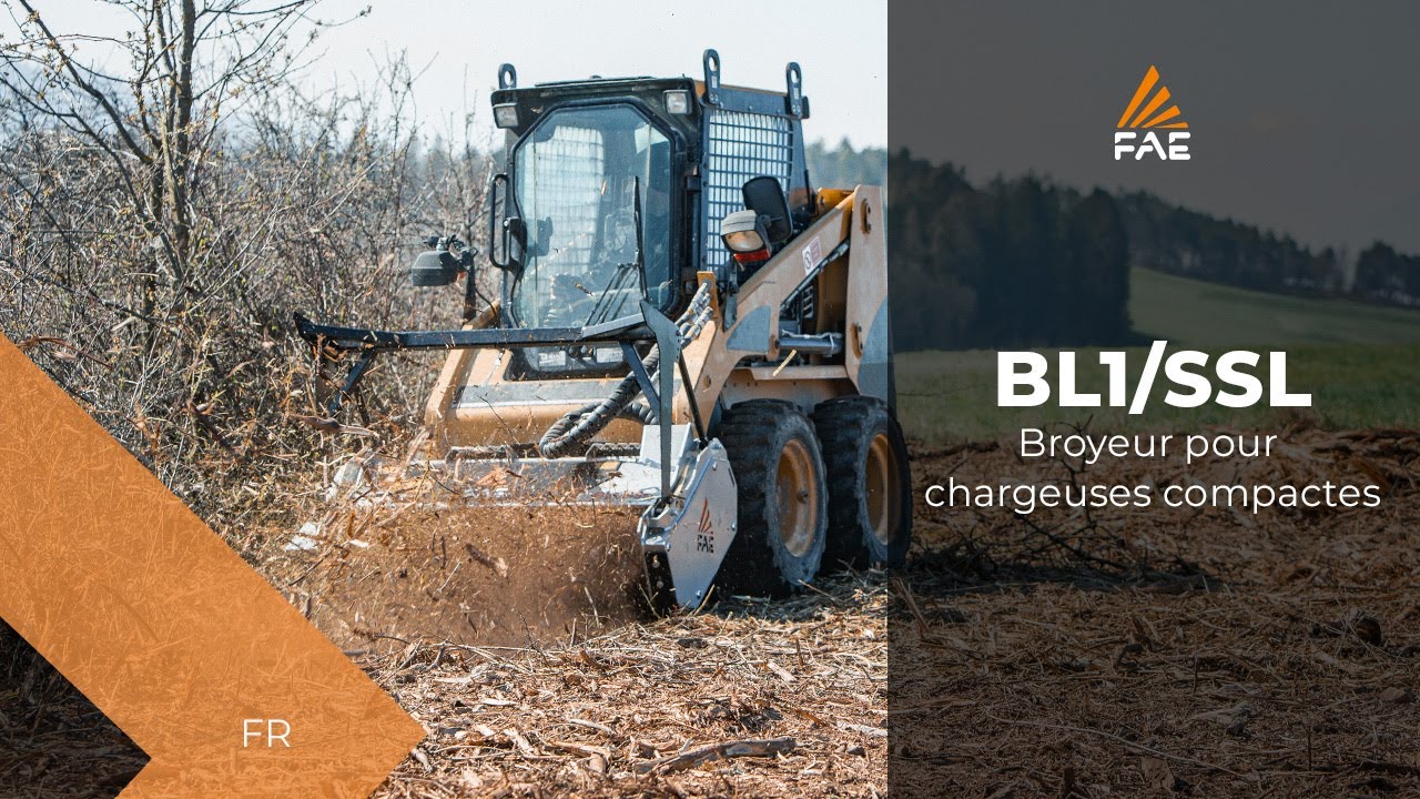 Le broyeur forestier avec technologie Bite Limiter pour petites chargeuses compactes de 45&nbsp;ch