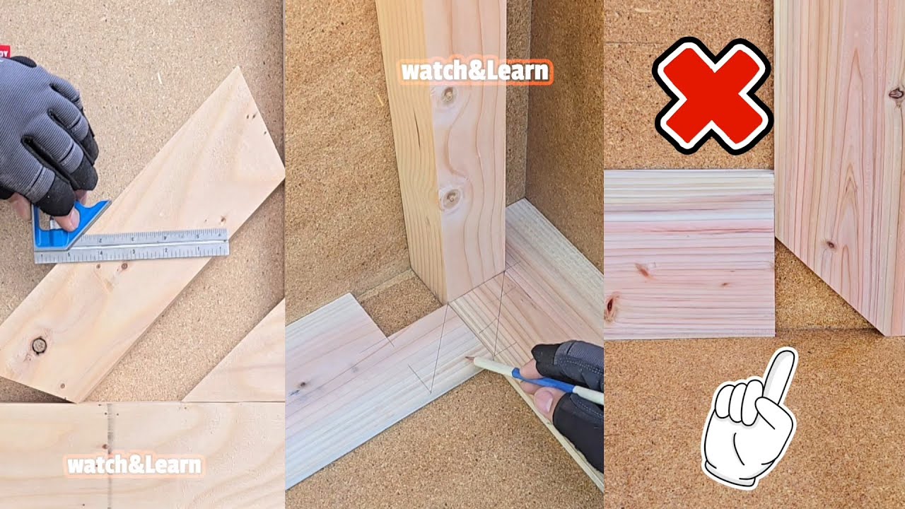 10 Best Carpenter's Techniques | woodworking ideas #carpentry #tips #woodworking