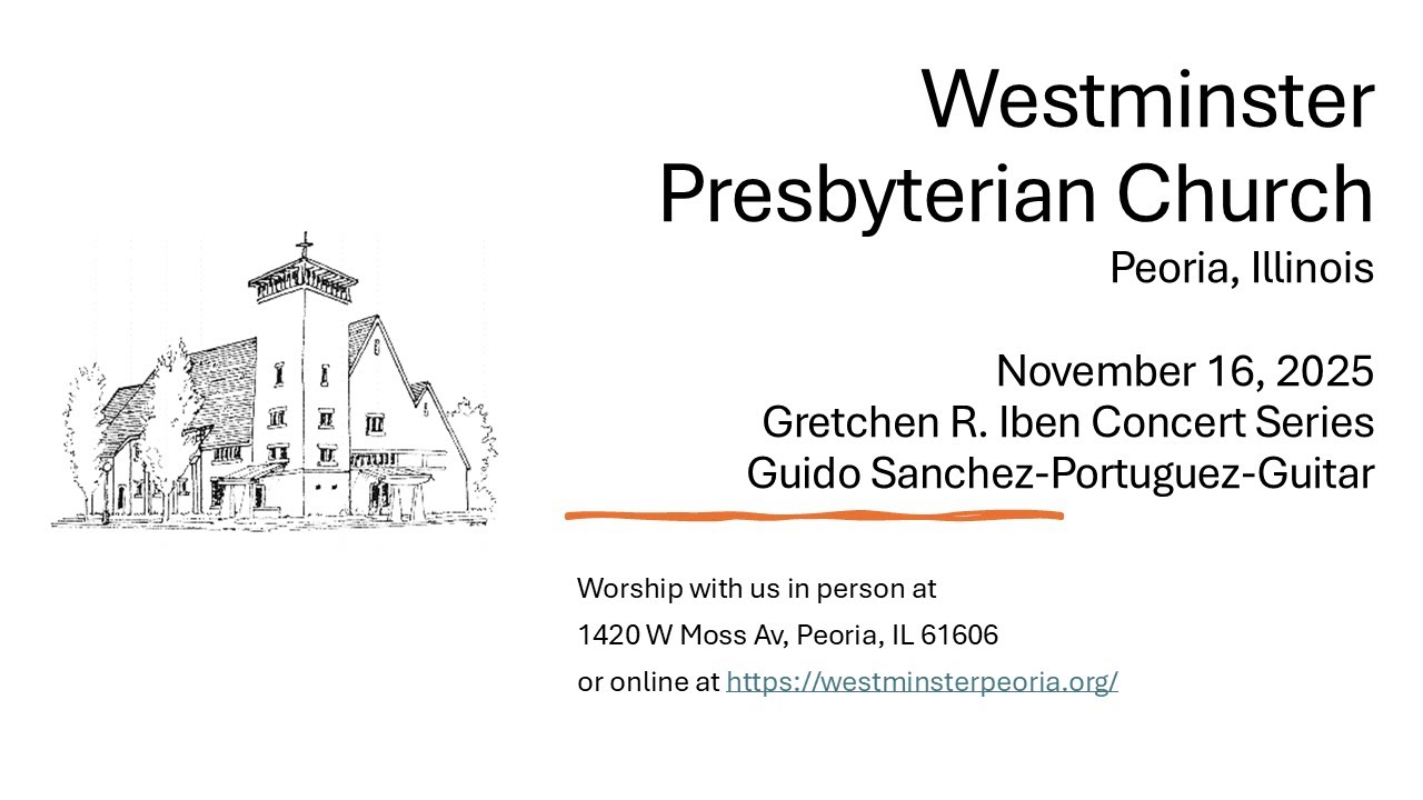 11/16/25  | Guido Sanchez-Portuguez, Gretchen R. Iben Concert Series