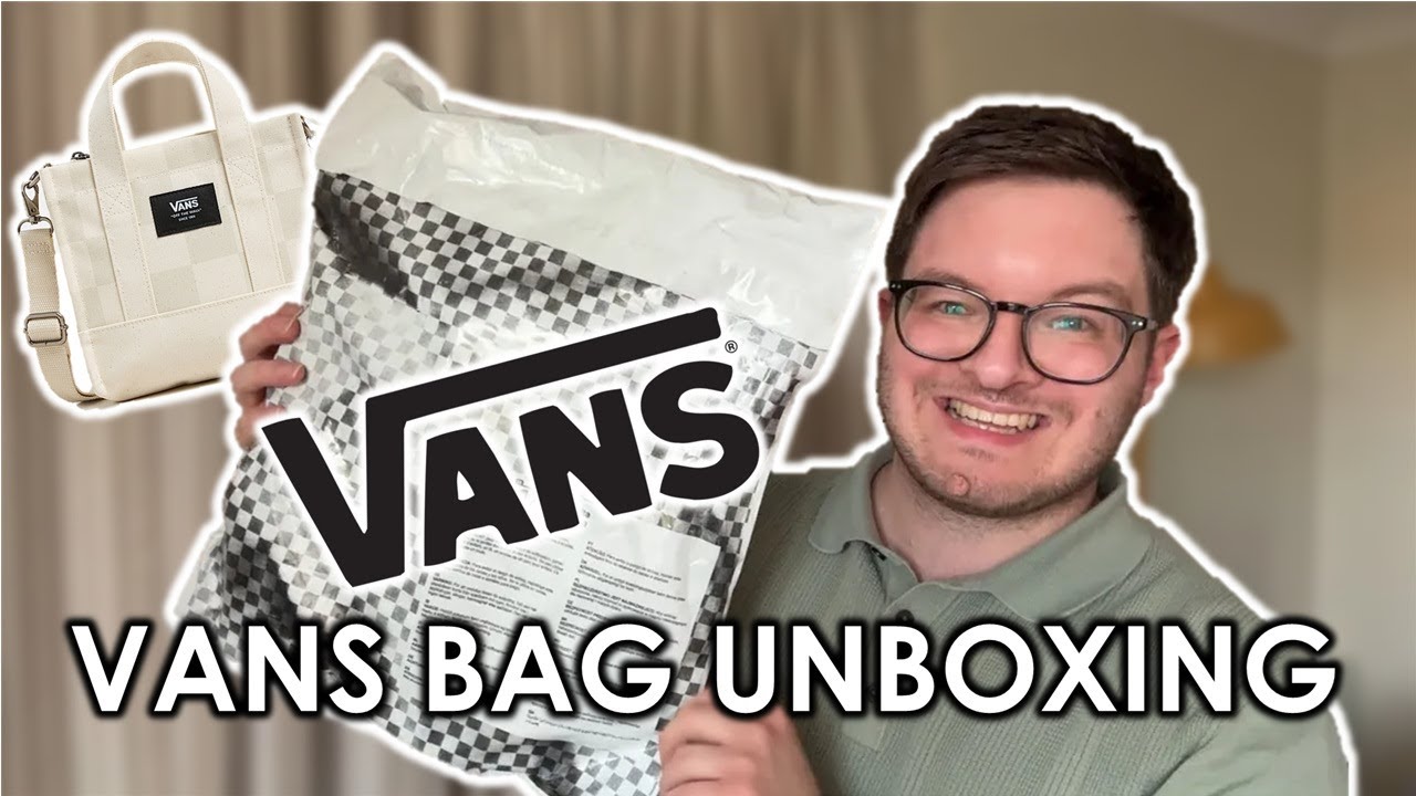 VANS LIL PERGS TOTE BAG UNBOXING AND WHAT FITS?! | men's fashion