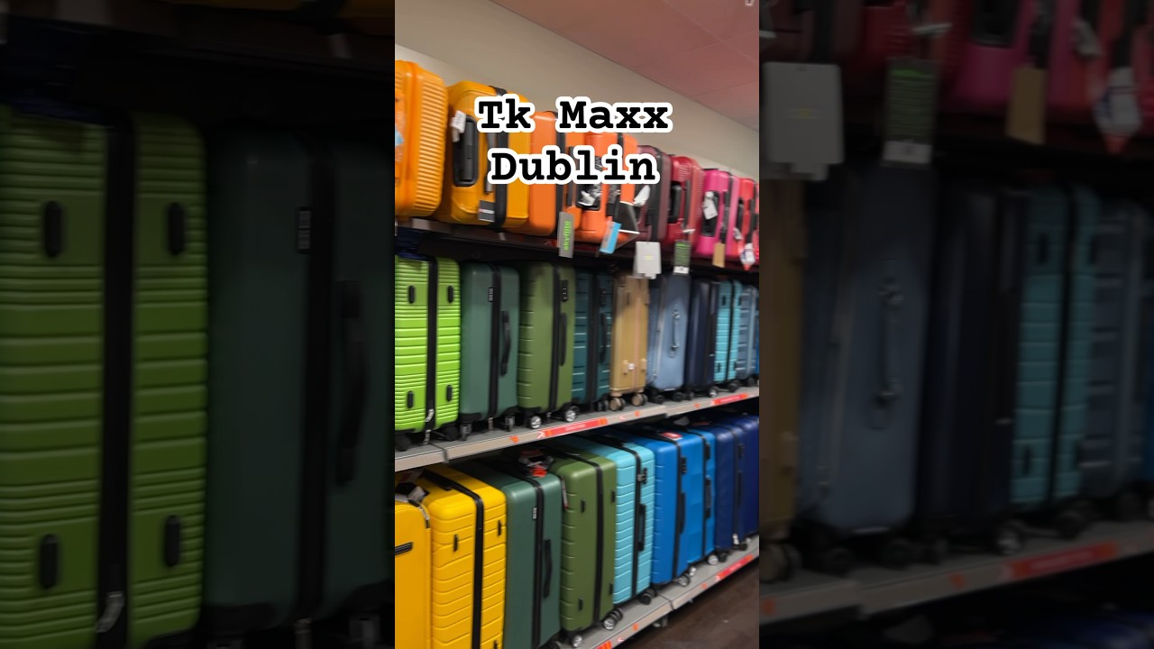 Tk Maxx Dublin #tkmaxx #travel #luggage
