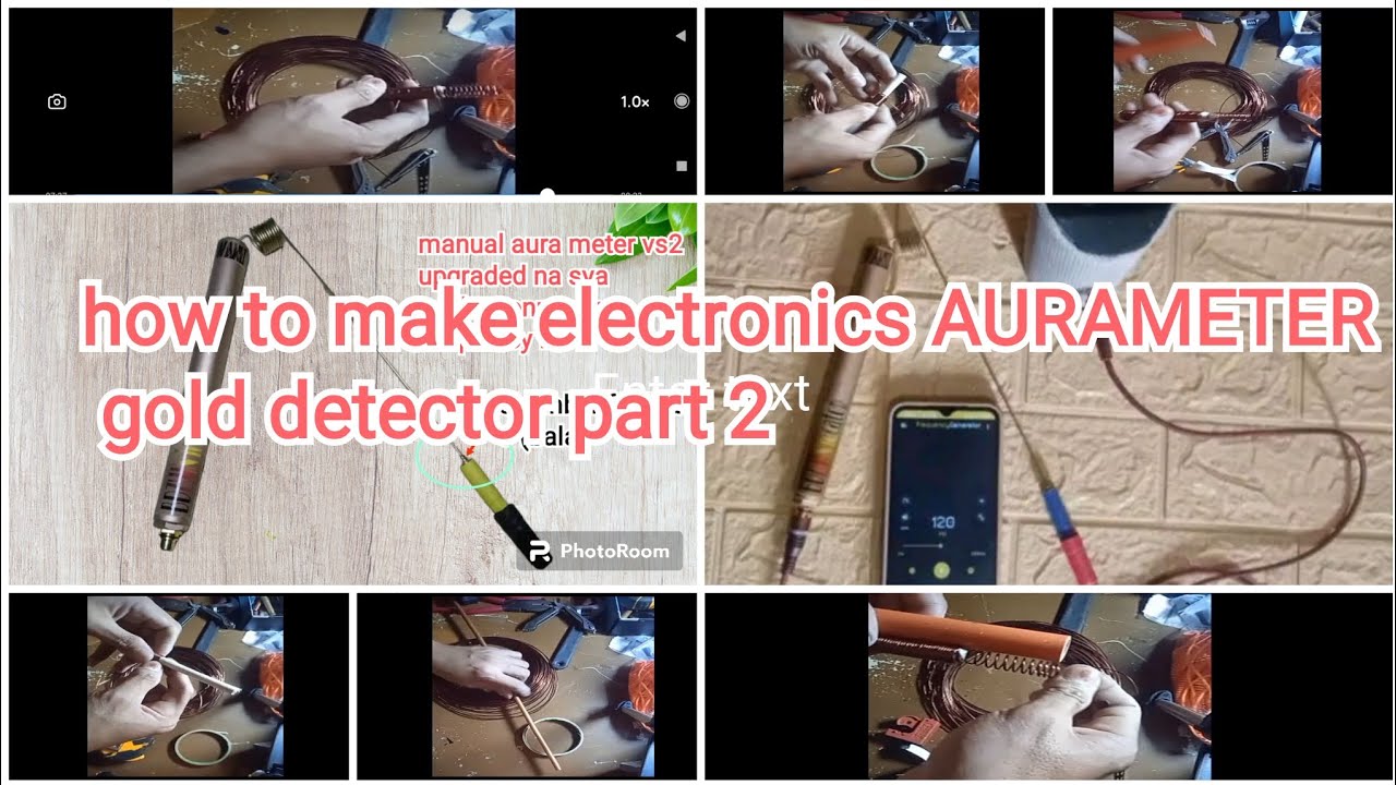 how to make aurameter gold detector part2 (the making of chamber load in aura meter)